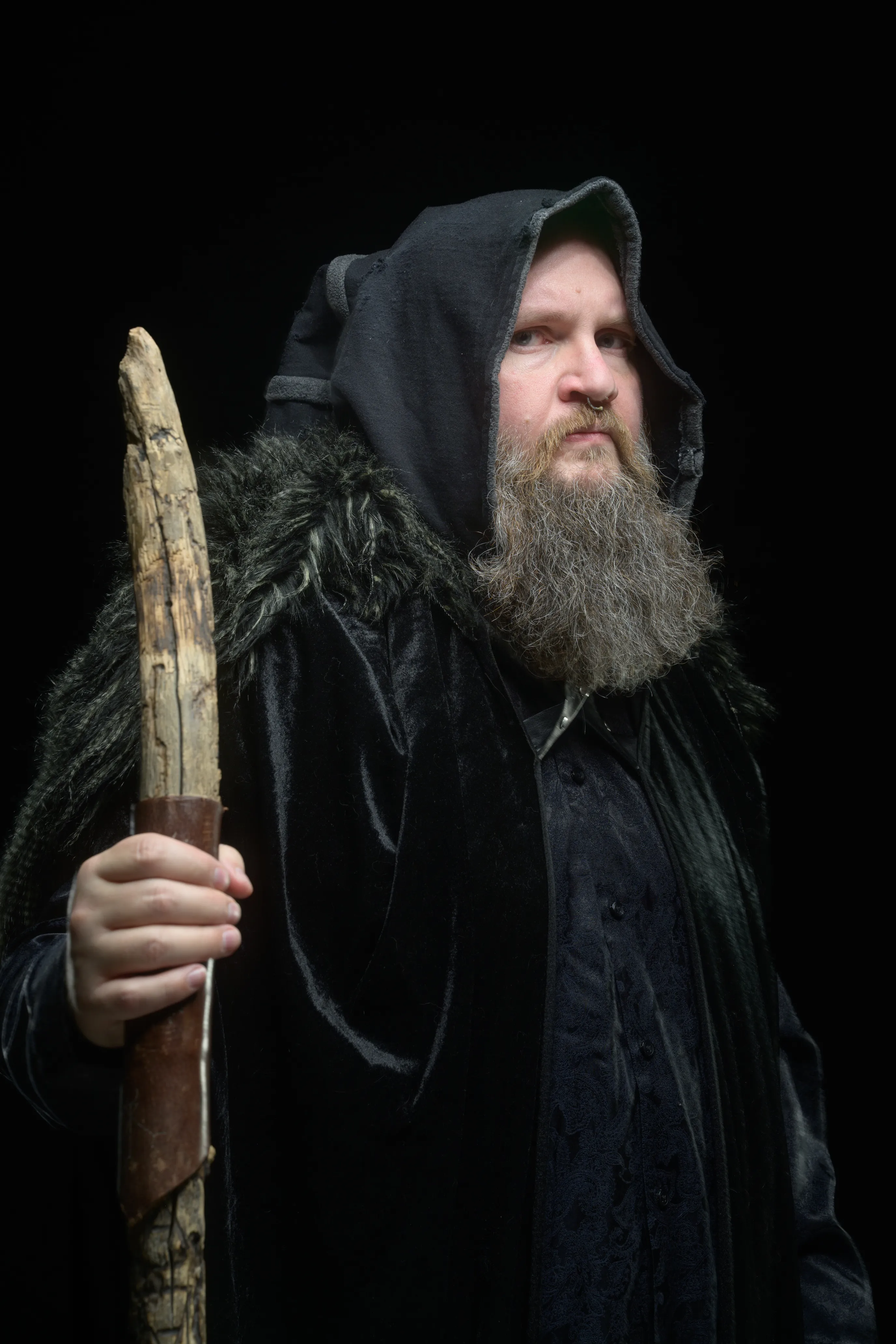 Jeffrie Moir — The Wizard hooded